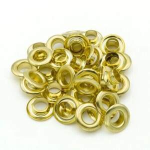 Люверс из нержавеющей стали D-8мм 1000шт Золото (матр.00256)