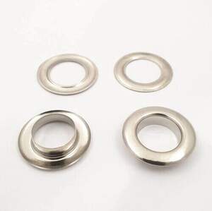 Люверс Никель 4мм (100шт) (матр.00253)