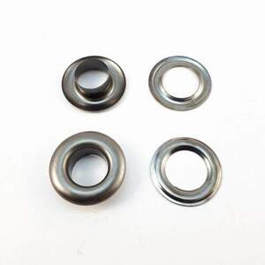 Люверс Темный никель 8мм (1000шт) (матр.00256)