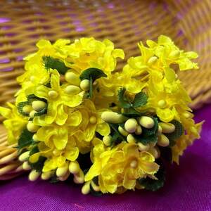 Лютики, букет 12 цветков - желтый