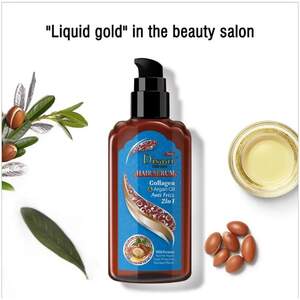 Масло-сыворотка для волос Disaar Hair Serum Collagen Argan Oil Anti Frizz 2в1, 120 мл Масло-сыворотка для волос Disaar Hair Serum Collagen Argan Oil Anti Frizz 2в1, 120 мл