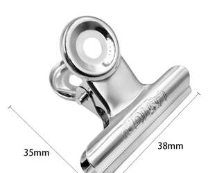 Металлическая прищепка для зажима ногтей, большая 38мм