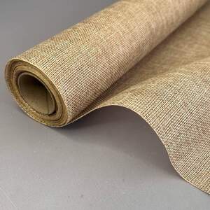 Мешковина декоративная, ширина 48см - 4,5м - джутовый цвет