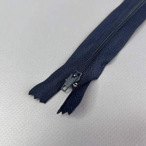 Молния брючная 18 см полуавтомат, темно-синяя