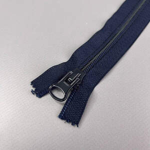 Молния брючная Т8 массивная 18 см, темно-синий