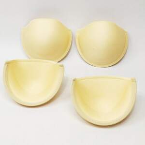 На косточке 75 Бежевые поролоновые чашечки для бюстгальтера На косточке 75 Бежевые поролоновые чашечки для бюстгальтера