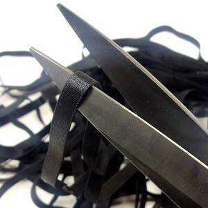 Резинка для бретель, 1см - Черная Резинка для бретель, 1см - Черная