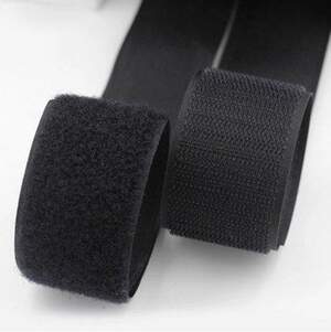 На метраж Черная 2см. текстильная застёжка (липучка, лента Velcro) отрез кратно 1м. На метраж Черная 2см. текстильная застёжка (липучка, лента Velcro) отрез кратно 1м.