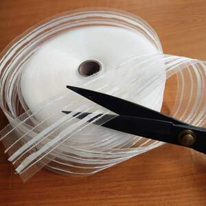 НА Отрез Шторная лента органз 6 см (кратно 1 м) НА Отрез Шторная лента органз 6 см (кратно 1 м)