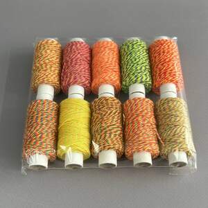 Набор 10х25м - нить для творчества 100 полиэстер Набор 10х25м - нить для творчества 100 полиэстер