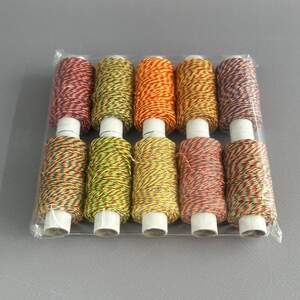 Набор 10х25м - нить для творчества 100 полиэстер Набор 10х25м - нить для творчества 100 полиэстер