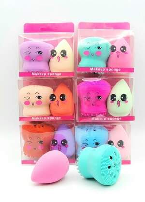 Набор 2в1 Спонж и щеточка Набор 2в1 Спонж и щеточка