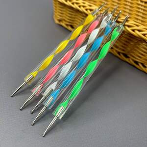 Набор разноцветных дотсов для дизайна ногтей, 5шт