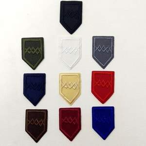 Набор термонаклеек Ромбик-10шт микс, 2х3см