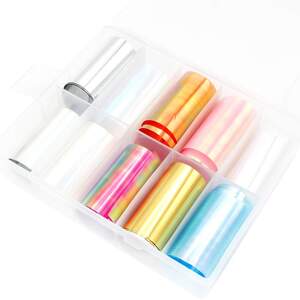 Набор фольги для дизайна ногтей 33, 10шт