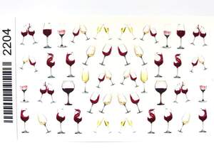 Наклейка для дизайна ногтей 2204