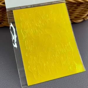 Наклейка-фольга Огонь 16 для дизайна ногтей