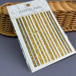 Наклейки для дизайна ногтей (золото 928)