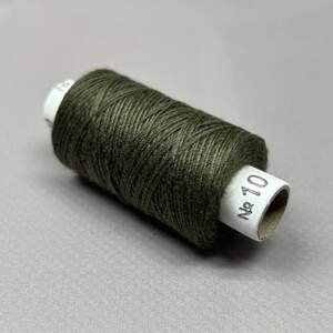 Нитки джинсовые, высокой прочности #10, хаки col.330 Нитки джинсовые, высокой прочности #10, хаки col.330
