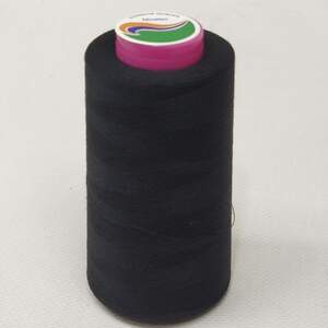 Нитки швейные черные 50/2 5000 ярдов Нитки швейные черные 50/2 5000 ярдов