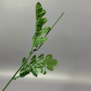 Ножка одиночная литая с 2 листьями, 39 см