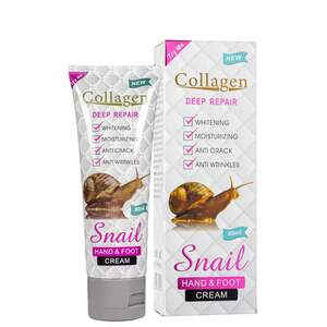 Отбеливающий крем для рук и ног Collagen Snail Deep Repair, 80 мл Отбеливающий крем для рук и ног Collagen Snail Deep Repair, 80 мл
