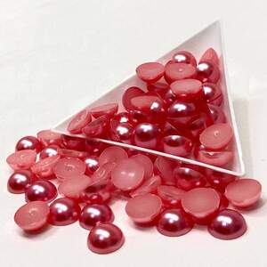 Полубусины перламутровые 10 мм, 10 гр/уп цвет - кораловый Z39 Полубусины перламутровые 10 мм, 10 гр/уп цвет - кораловый Z39