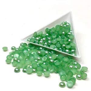 Полубусины перламутровые 6 мм, 20 гр/уп цвет - салатовый Z14 Полубусины перламутровые 6 мм, 20 гр/уп цвет - салатовый Z14