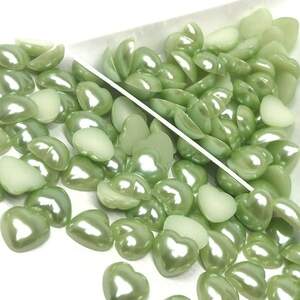 Полубусины сердечки 10мм, #16 - 25шт/уп Полубусины сердечки 10мм, #16 - 25шт/уп