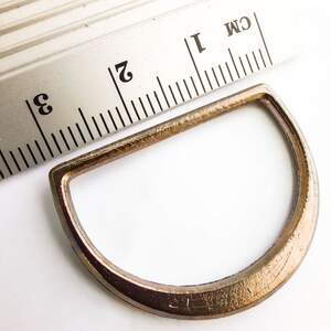 Полукольцо 2,5см Блэк никель 100шт