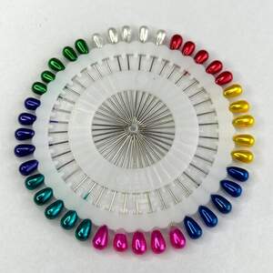 Портновские булавки с цветным шариком - 4 см