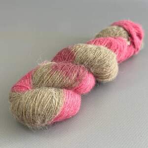 Пряжа #09 шерсть альпаки суперфайн с шелком