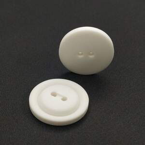 Пуговица пальтовая (пиджачная) Ø-23мм цвет белый