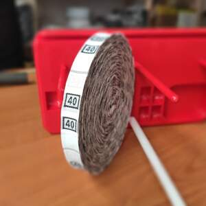 Размерник тканевый (жаккард) # 40 960шт. Белый