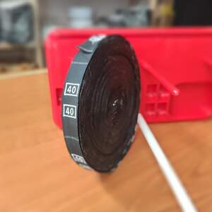 Размерник тканевый (жаккард) # 40 960шт. Черный