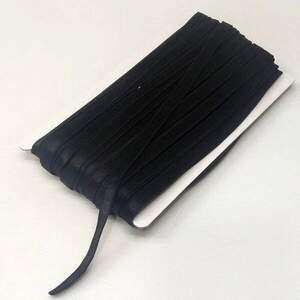 Резинка для бретель, 1см - Черная (моток 46м.)