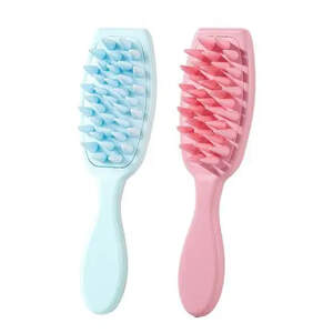 Силиконовая щетка-массажёр для мытья волос