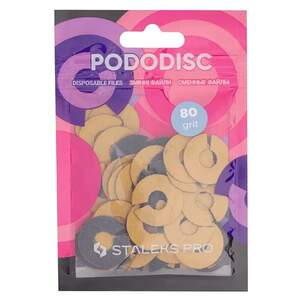 Сменные файлы для пластикового диска Staleks Pro 25мм #80 50шт