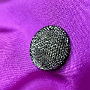 Стразы акриловые пришивные 30мм, серый рефленый