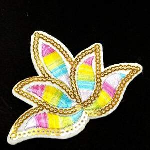 Термонаклейка Лотос- 1 шт, 6х7,5см цвет #1