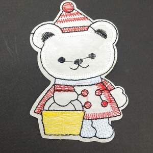 Термонаклейка Мишка- 1 шт, 6х9см #1