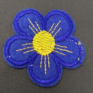 Термонаклейка Цветок- 1 шт, 5х5 см цвет #10