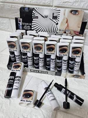 Тушь для ресниц с подводкой в наборе Miss Betty