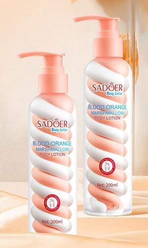 Увлажняющий лосьон для тела с ароматом маршмеллоу та апельсину Sadoer, 200мл