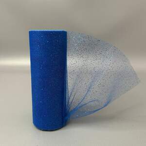 Фатин в рулоне с напылением - 15см, моток 9м - электрик