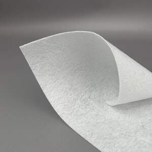 Фетр 1 мм, 20х30 см, цвет - белый
