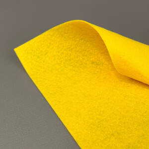 Фетр 1 мм, 20х30 см, цвет - желтый С55 Фетр 1 мм, 20х30 см, цвет - желтый С55