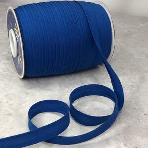 Хлопковая косая бейка,1,5см - 50 полиэстер (100м), цвет 051 Электрик