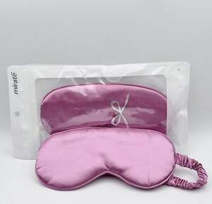Шелковая маска для сна, Розовая