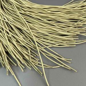 Шнурок для обуви резиновый 100 см длина, Ø 2 мм - светлый беж